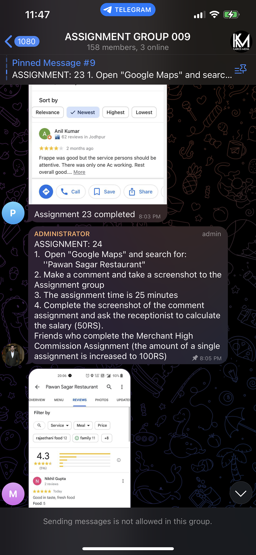 Google Maps Review Scam with Screenshots - ODRider